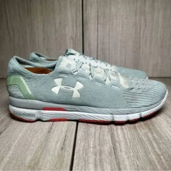 Under Armour Speedform Slingshot Aqua Blue Running Walking Shoes Womens Size 11 - Picture 1 of 10